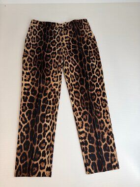 Vintage Moschino Pant Women 6 Leopard Cheap And Chic 30x27 Retro Work Party Ni